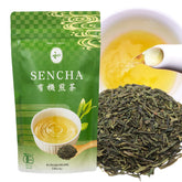 BJDesign Sencha Green Tea leaves for fragrant, balanced infusion.