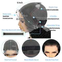 BJVT pre plucked cap with baby hairs for effortless styling.