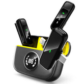 BKIY wireless lavalier clip-on mic delivers crisp voice on the go.