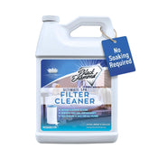 Black Diamond Spa Filter Cleaner bottle ready for use, showcasing fast cleaning for filters