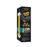 Black Flag Fly Stick hanging setup shown for central indoor or outdoor placement.