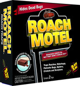 Black Flag Roach Motel Traps pack front, ready for quick setup and pest control.