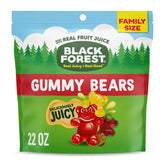 Black Forest Gummy Bears 22oz pack shown as a convenient, on-the-go snack.