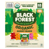 Black Forest Organic Gummy Bears cherry flavor, a juicy bite for on-the-go snacking.