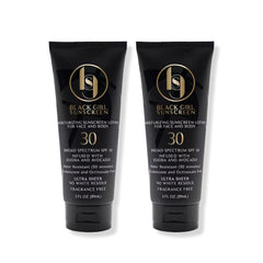 Black Girl Sunscreen SPF 30 application on skin for smooth, protective coverage.