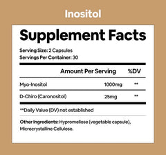 Black Girl Vitamins Inositol capsules close-up highlighting hormone rhythm support.