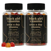 Black Girl Vitamins Once a Day bottle front for daily health.