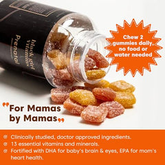 Bottle with ingredients list including Folate, Choline, D3, K2, Magnesium, Boron.