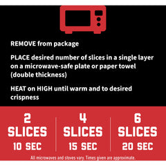 Black Label bacon on a burger shows versatile flavor in recipes.