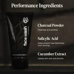 Black Wolf Daily Grooming routine scene emphasizing simple, effective skincare for men.