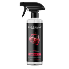 Blackline Reset bottle pour demonstrates premium interior cleaner for a fresh cabin.