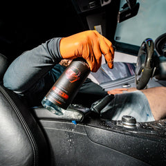 Safe for plastic, fabric and vinyl, keeping interior materials pristine.