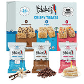 Blake's Seed Based Crispy Treats variety pack 24-count display for lunchboxes.