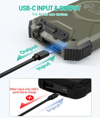 BLAVOR waterproof and durable shell protects electronics on rough trips.