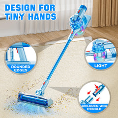 BLAXTEM 4-in-1 toy vacuum auto/manual modes support flexible, kid-led play sessions.