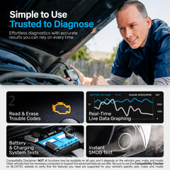 BLCKTEC 440 color screen for clear, instant diagnostic visuals.