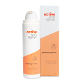 BLDG ACTIVE Active Skin Repair Serum bottle demonstrates daily hydration and moisture retention.