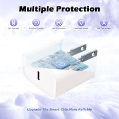 Blduzn 2-pack charger blocks and cables for home setup