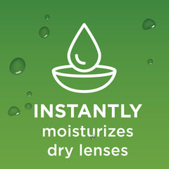 Blink Contacts Lubricating Drops before insertion promote comfort for new lenses