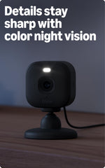 Blink Mini 2K+ 2K resolution with zoom captures finer detail.