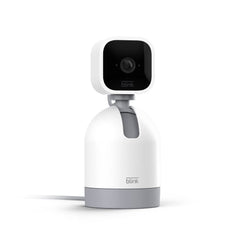 Blink Mini Pan-Tilt Camera front view for wide room monitoring