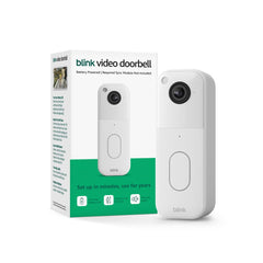 Blink Video Doorbell front door view with head-to-toe imaging and night vision