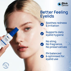 BlinkBetter BetterLids closed lids in use without rubbing