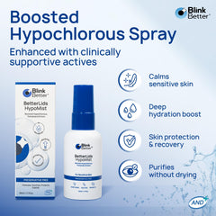 BlinkBetter BetterLids ingredients close-up with trehalose and ectoin soothing lids