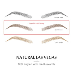 Bliss and Beyond USA real hair stroke brow looks like natural brows and adds fullness.