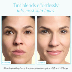 Bliss Block Star SPF 30 applied blend delivers seamless finish.