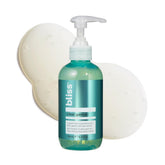 Bliss Clear Genius bottle splash for pore cleansing and refreshment.