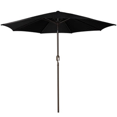 Blissun 9' patio umbrella with crank tilt for adjustable shade.