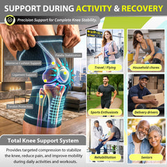 BLITZU knee brace breathable fabric demonstrates cooling wear during activity.