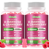 Blivsmlie liposomal D-Mannose gummies bottle for convenient daily wellness.
