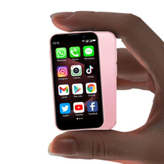 BLKE Max Mini Phone pink front view shows a compact unlocked device for everyday carry