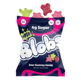 Blobs Sour Gummies Watermelon-Lychee closeup ideal for a zesty on-the-go snack.