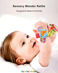 BLOOBLOOMAX SSK wrist rattle butterfly: encourages grasping and visual tracking