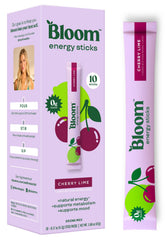 Bloom Nutrition energy packet Raspberry Lemon for on-the-go focus.
