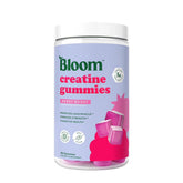 Bloom Nutrition Creatine Gummies bottle ready for daily performance support.