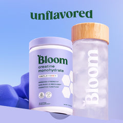 Bloom Nutrition scoop with 5 g serving for workouts.