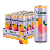 Bloom Nutrition Sparkling Energy can showing natural caffeine boost without sugar