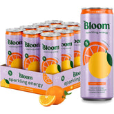 Bloom Nutrition Sparkling Energy Orange can: natural caffeine for steady energy without crash.