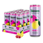 Bloom Nutrition Sparkling Energy Raspberry Lemon can demonstrates zero sugar energy for focus