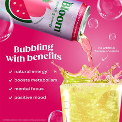 Bloom Nutrition Sparkling Energy Variety Pack box, convenient 12-pack for on-the-go