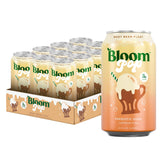 Bloom Pop Prebiotic Soda Root Beer Float can with vibrant label for a refreshing low-calorie treat