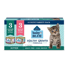 Blue Buffalo Baby BLUE kitten wet food chicken can, protein-rich for growth