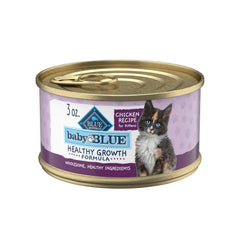 Blue Buffalo Baby BLUE wet kitten food cans—24-pack for easy feeding and variety.