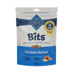 Blue Buffalo Bits soft training treats packaging, ideal for rewarding good behavior