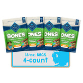 Blue Buffalo Bones small crunchy beef bone for training rewards.