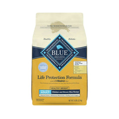 Blue Buffalo Life Protection Small Breed Healthy Weight kibble supports lean muscle and energy.